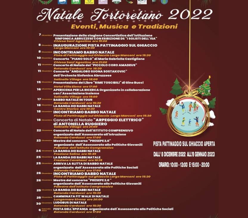 NATALE TORTORETANO 2022: IL PROGRAMMA