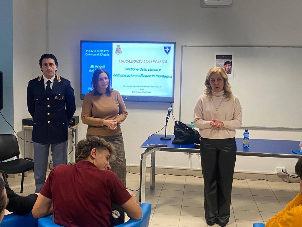 AVEZZANO: SI TORNA A PARLARE A SCUOLA DI SICUREZZA E GESTIONE DEL RISCHIO IN MONTAGNA