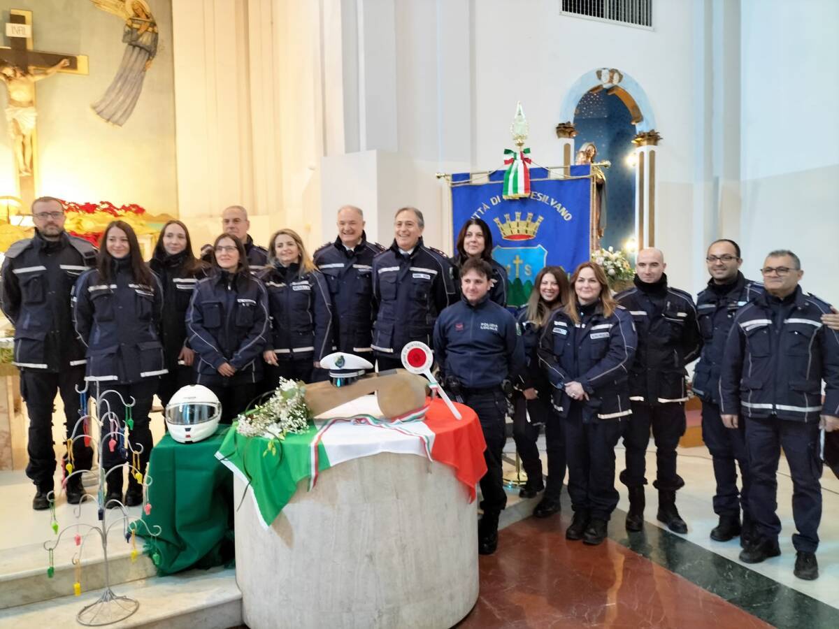 MONTESILVANO: CERIMONIA PER FESTEGGIARE SAN SEBASTIANO PATRONO DELLA POLIZIA MUNICIPALE