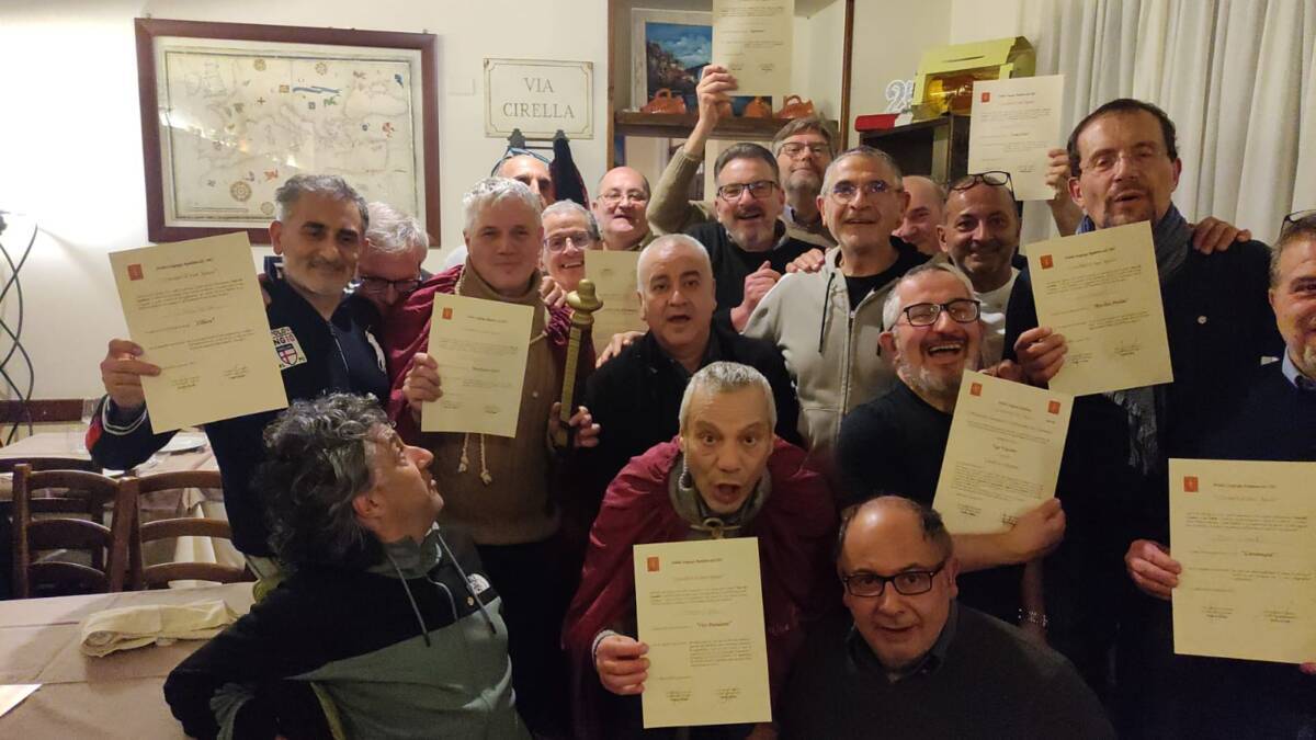 L’AQUILA: GLI ELETTI DELLA CONFRATERNITA “I CAVALIERI DI SANT’AGNESE”