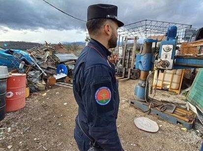 ELICE: DISCARICA ABUSIVA, SEQUESTRATO TERRENO E DENUNCIATO UN 60ENNE
