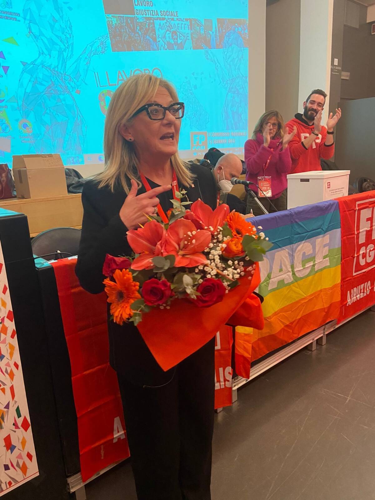 FP CGIL ABRUZZO MOLISE: PAOLA PUGLIELLI RICONFERMATA ALL’UNANIMITÀ SEGRETARIA GENERALE.