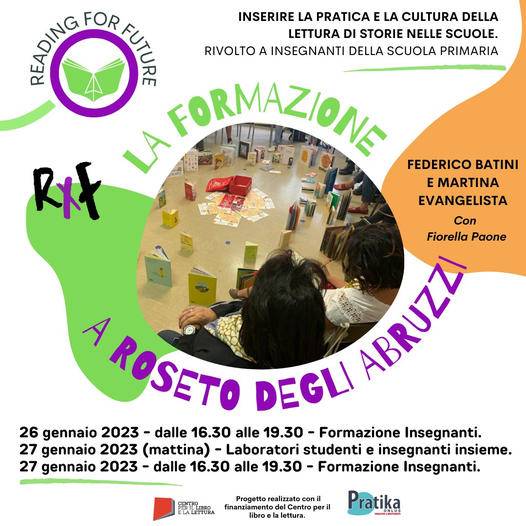 ROSETO: AL LIDO D’ABRUZZO DUE GIORNI CON “READING FOR FUTURE”