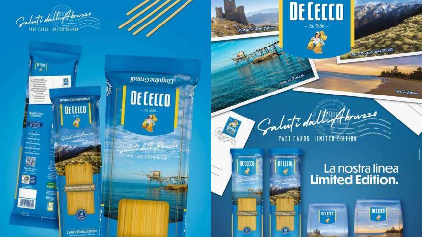“SALUTI DALL’ABRUZZO”: DE CECCO LANCIA EDIZIONE LIMITATA “PAST CARDS”