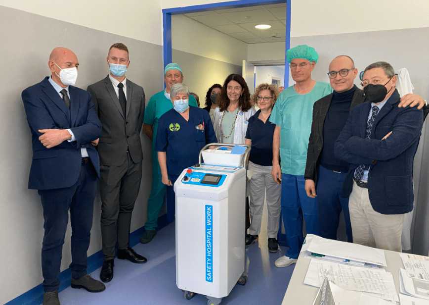 OSPEDALE L’AQUILA: DONATO UN ASPIRATORE CHIRURGICO AL REPARTO DI UROLOGIA