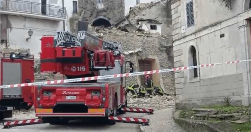 ESPLODE PALAZZINA A SANT’OMERO: FERITO UN ANZIANO, IPOTESI FUGA DI GAS