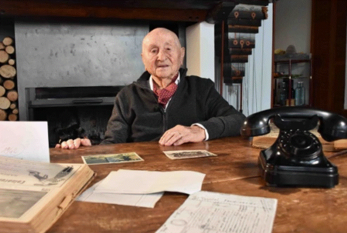 FESTEGGIATI I 100 ANNI DELL’ULTIMO CARCERIERE DI BENITO MUSSOLINI A CAMPO IMPERATORE