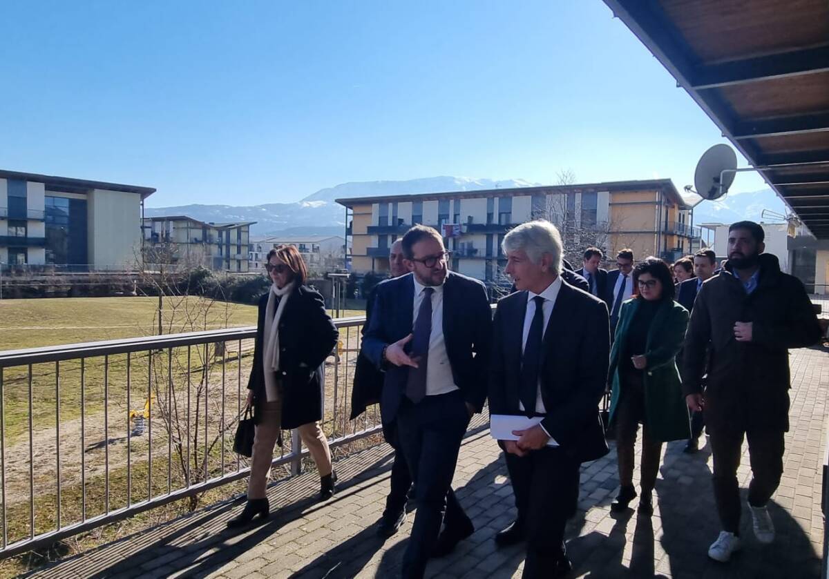 L’AQUILA, MINISTRO ABODI: “CITTA’ DEI GIOVANI, QUI RIPARTE LA SPERANZA”