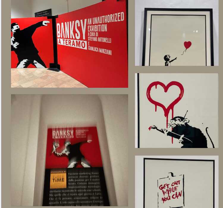 BANKSY A TERAMO: OLTRE 8MILA VISITATORI, “CITTA’ PUNTO DI RIFERIMENTO CULTURALE”
