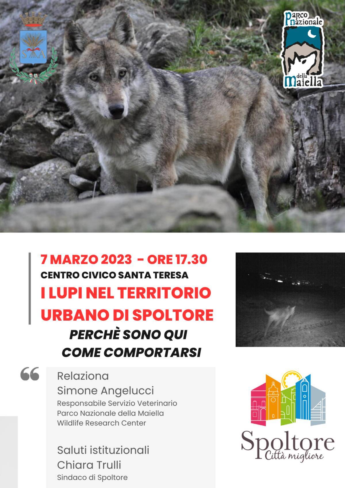 LUPI A SPOLTORE: INCONTRO CON I CITTADINI