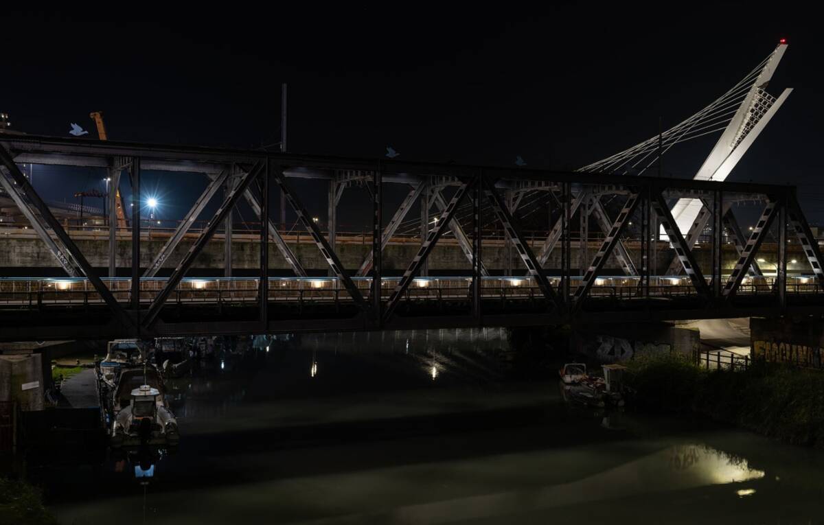 NUOVA ILLUMINAZIONE PER IL PONTE DI FERRO A PESCARA: ALBORE MASCIA, “ORA C’E’ PIU’ SICUREZZA”