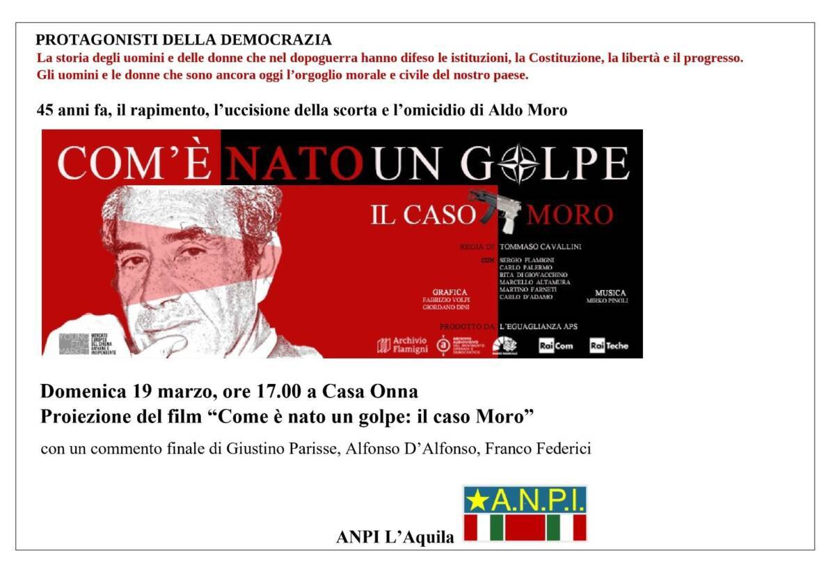 PROTAGONISTI DELLA DEMOCRAZIA: A CASA ONNA OMAGGIO AD ALDO MORO