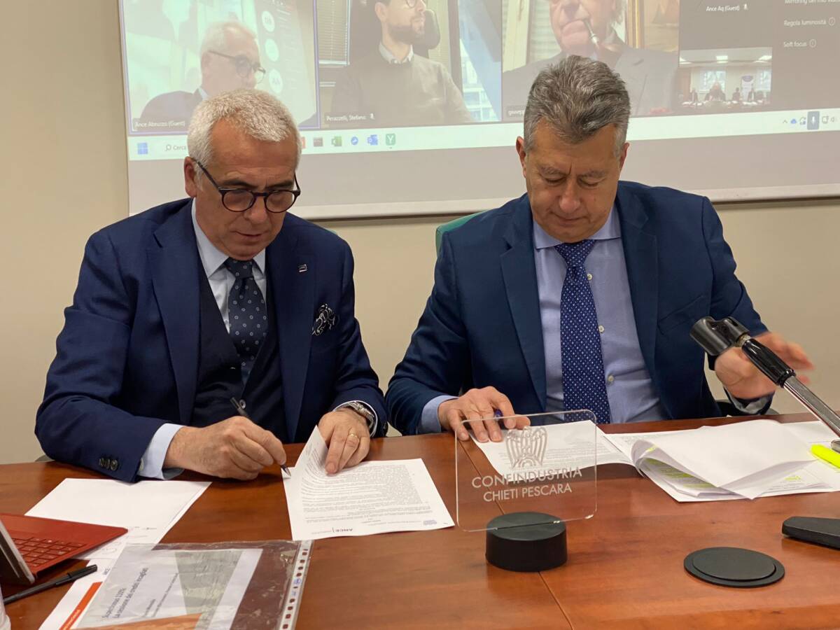 SUPERBONUS E CESSIONE CREDITI IN ABRUZZO: INTESA TRA ANCE E CONFINDUSTRIA