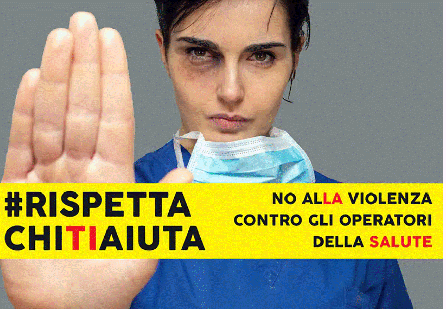 GIORNATA NAZIONALE CONTRO VIOLENZA A OPERATORI SANITARI: NEL 2022 BEN 74  AGGRESSIONI