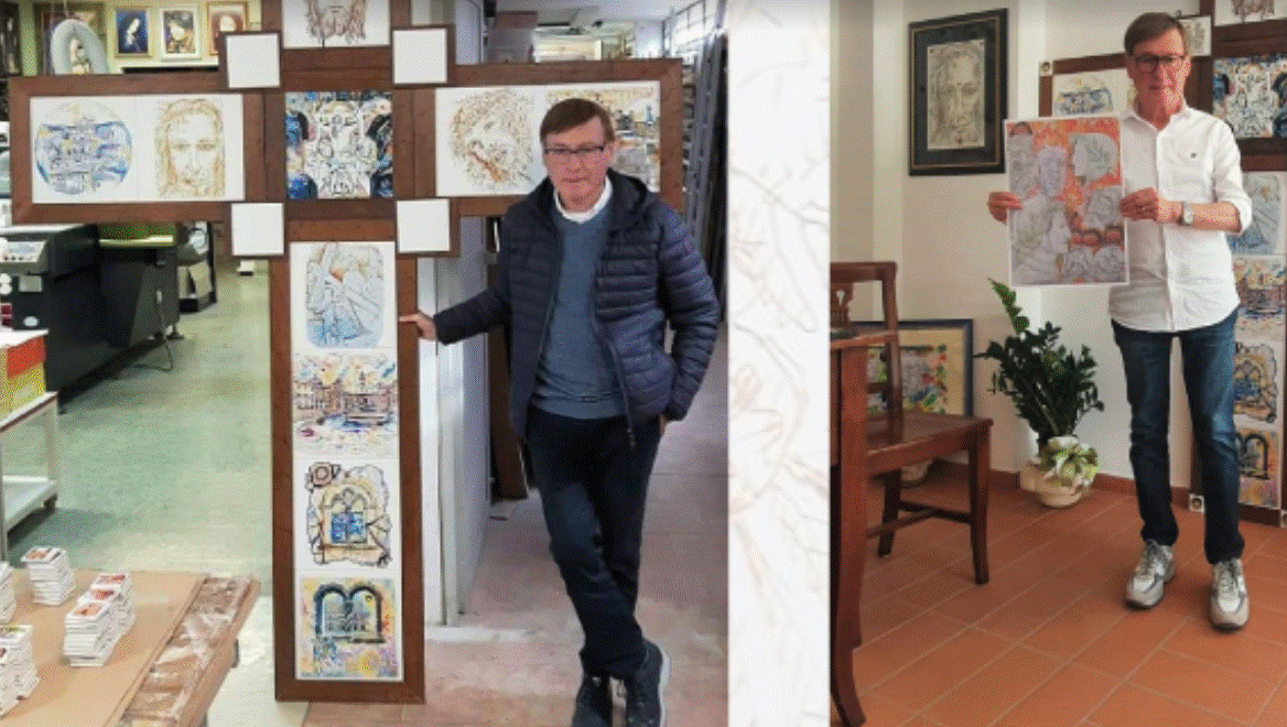 “IL PESO DELLA CROCE, UNA CROCE PER L’AQUILA”: NUOVA MOSTRA DELL’ARTISTA MIMMO EMANUELE
