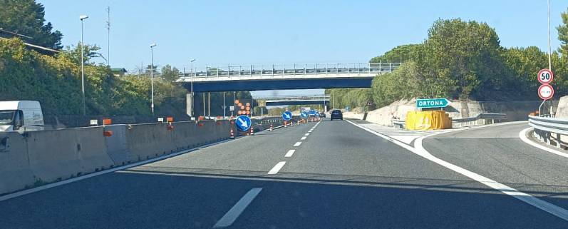 A 14 BOLOGNA-TARANTO:  SARA’ CHIUSA QUESTA NOTTE LA STAZIONE DI ORTONA