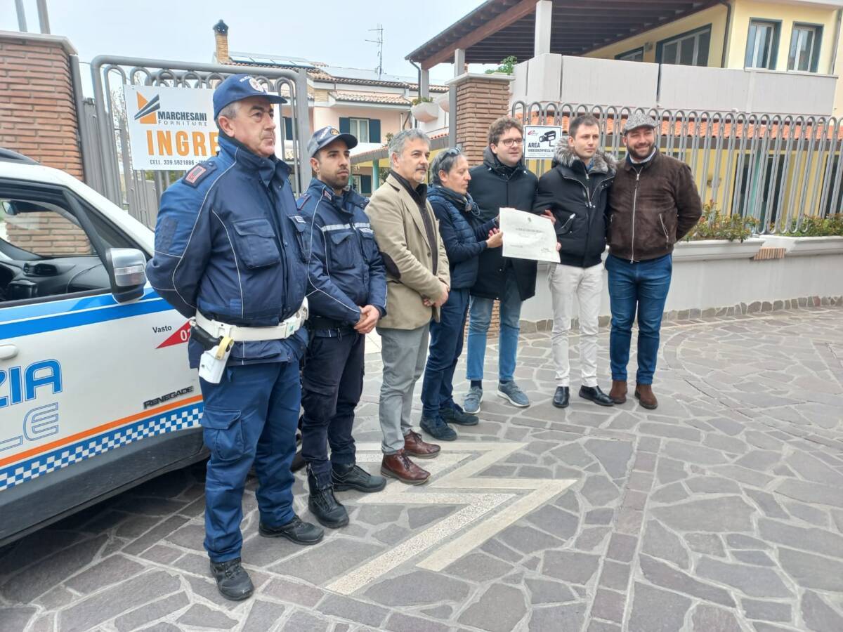 PROGETTO “ADOTTA UNA TELECAMERA” A VASTO: INSTALLATI TRE IMPIANTI COL CONTRIBUTO DI UN PRIVATO