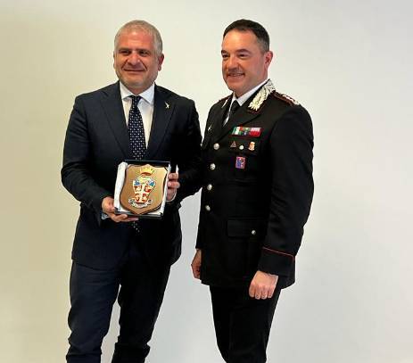 COMANDO PROVINCIALE CARABINIERI L’AQUILA: LA VISITA DEL SOTTOSEGRETARIO D’ERAMO