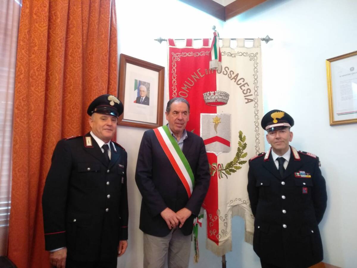 FOSSACESIA: IN PENSIONE DOPO 40 ANNI IL CARABINIERE LUIGI SPAGNA, FESTA IN COMUNE