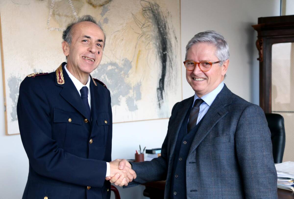 GIRO D’ITALIA IN ABRUZZO: SUMMIT TRA SORGI E IL DIRIGENTE DELLA POLSTRADA