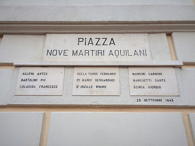 L’AQUILA: 25 APRILE, IL PROGRAMMA DELLE INIZIATIVE ORGANIZZATE DAL COMUNE