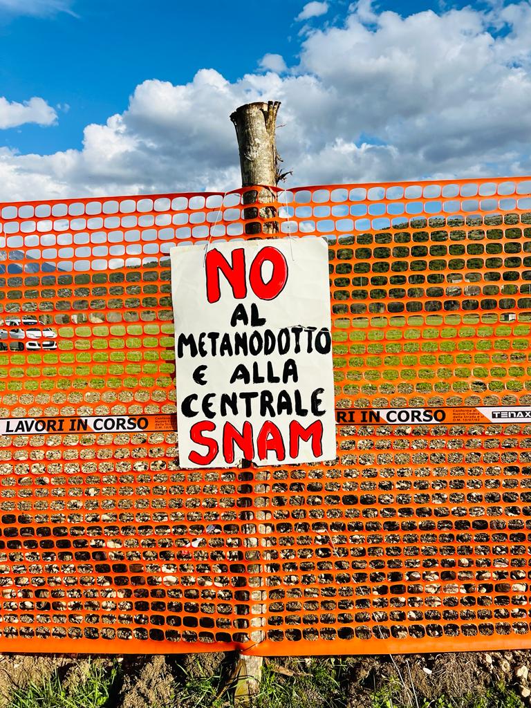 PROROGA  LAVORI METANODOTTO SNAM: IL COMUNE DI SULMONA NON MOLLA E RICORRE AL TAR