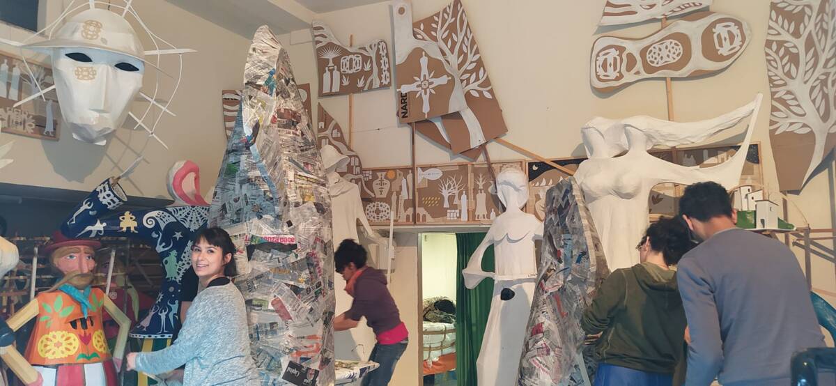 TERRE SONANTI, PAESI IN FESTA: A FONTECCHIO SCUOLA DI PUPAZZE DANZANTI CON L’ARTISTA MASSIMO PIUNTI