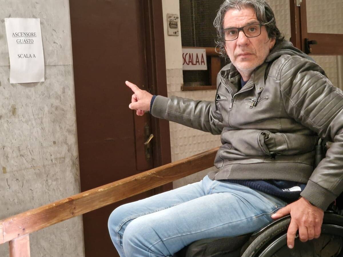 COMUNE DI PESCARA: CARROZZINE DETERMINATE, “ACCESSO AI SERVIZI SOCIALI CON ASCENSORE ROTTO DA ANNI”