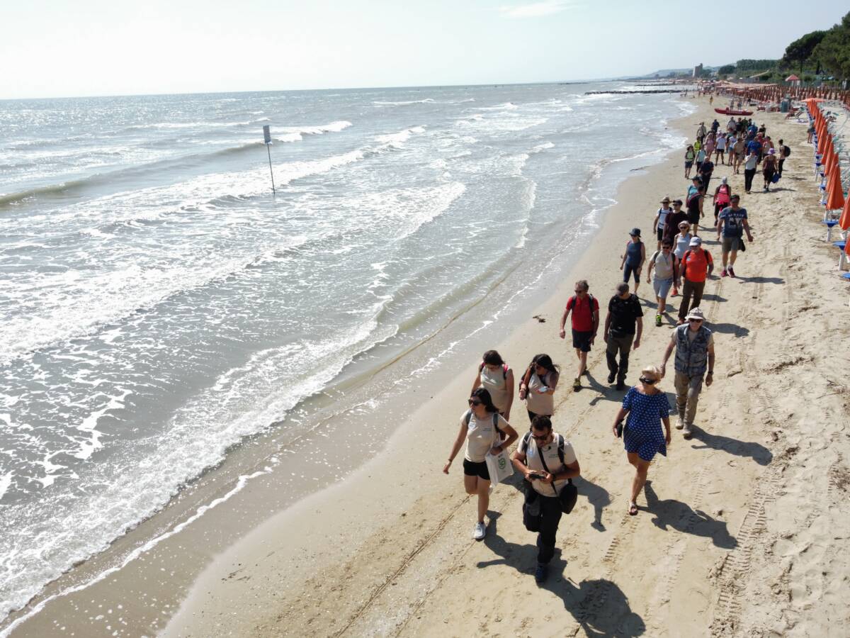 ROSETO: GRANDE ADESIONE AL PERCORSO ESCURSIONISTICO NELLA RISERVA DEL BORSACCHIO