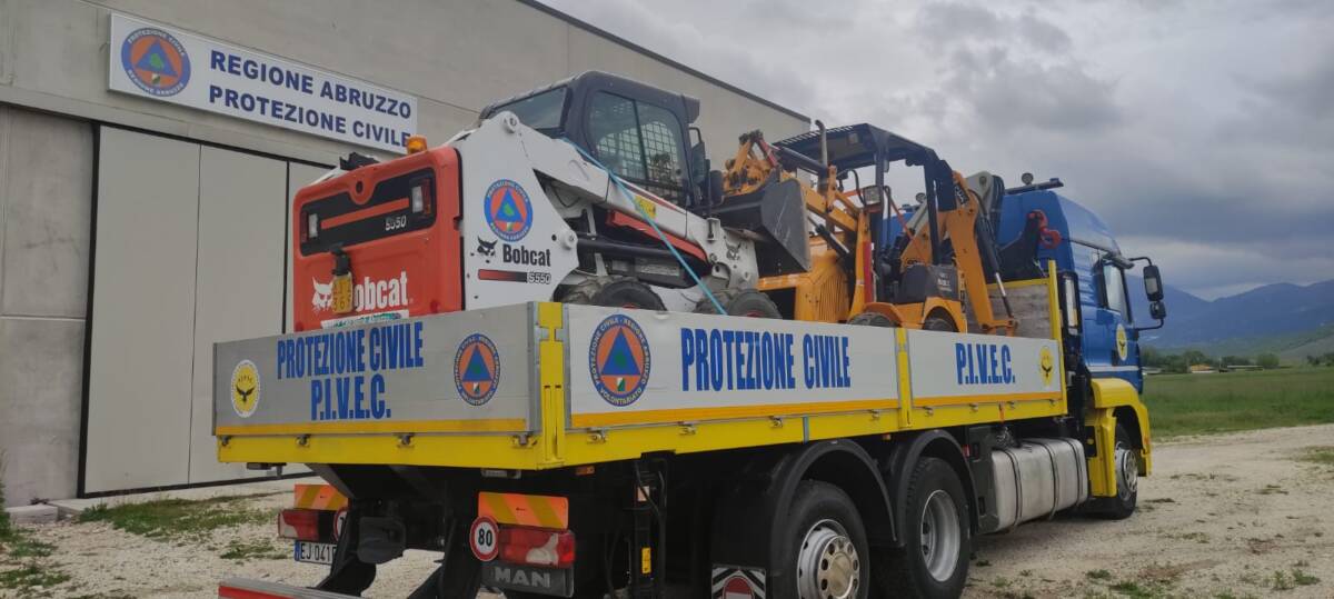 PROTEZIONE CIVILE: RIENTRATA DALL’EMILIA ROMAGNA LA COLONNA MOBILE DELL’ABRUZZO