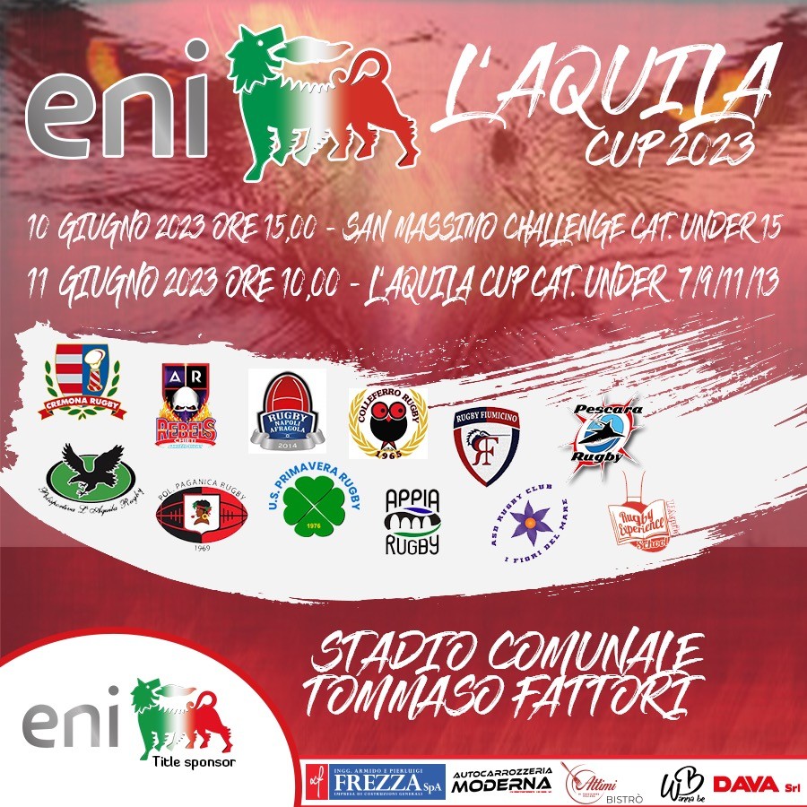 TORNEO ENI L’AQUILA CUP: AL VIA LA TERZA EDIZIONE