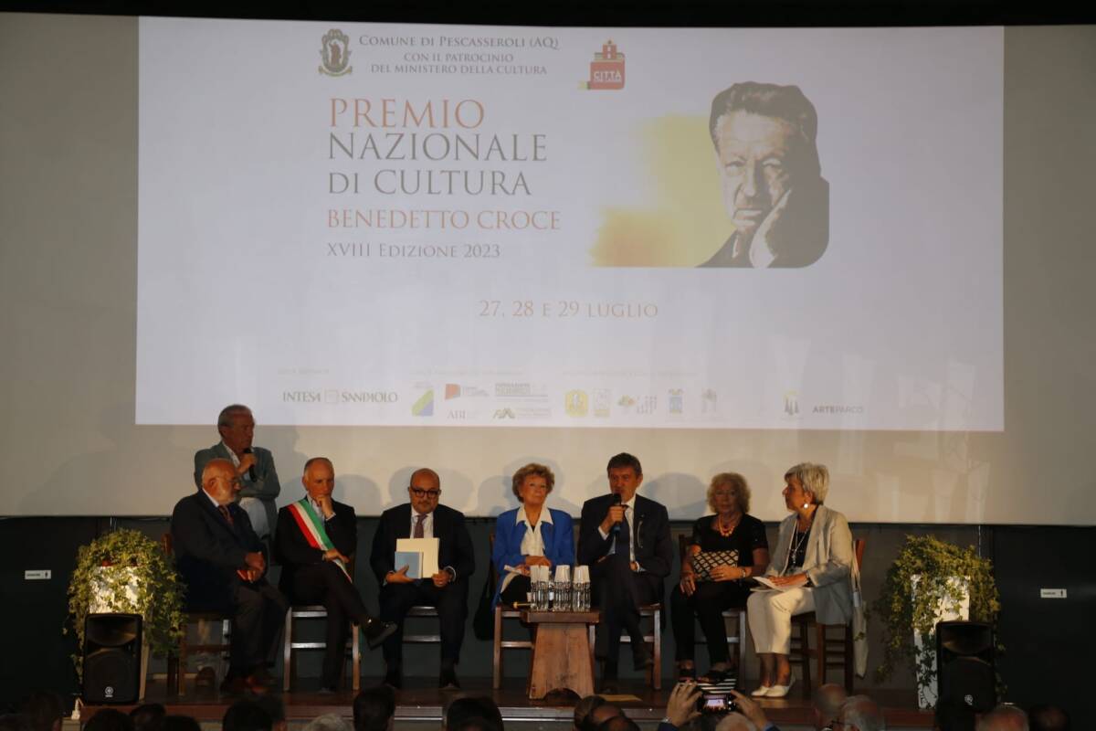 PREMIO BENEDETTO CROCE: MINISTRO SANGIULIANO A PRESENTAZIONE 18ESIMA EDIZIONE
