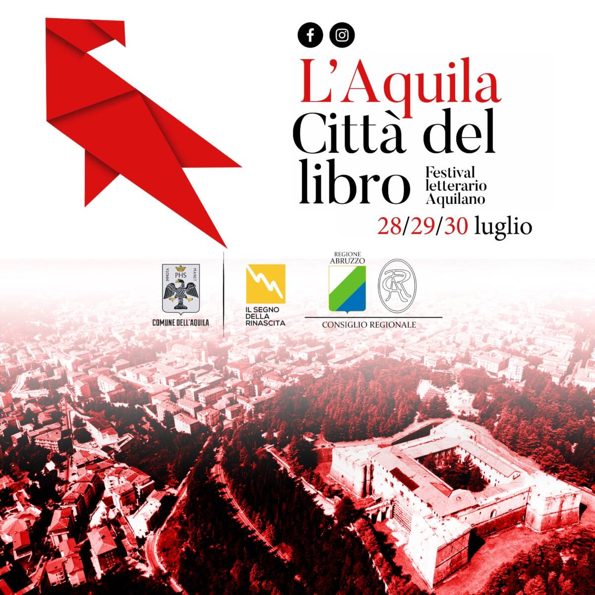 L’AQUILA CITTA’ DEL LIBRO: PROGRAMMA E OSPITI DELLA PRIMA EDIZIONE