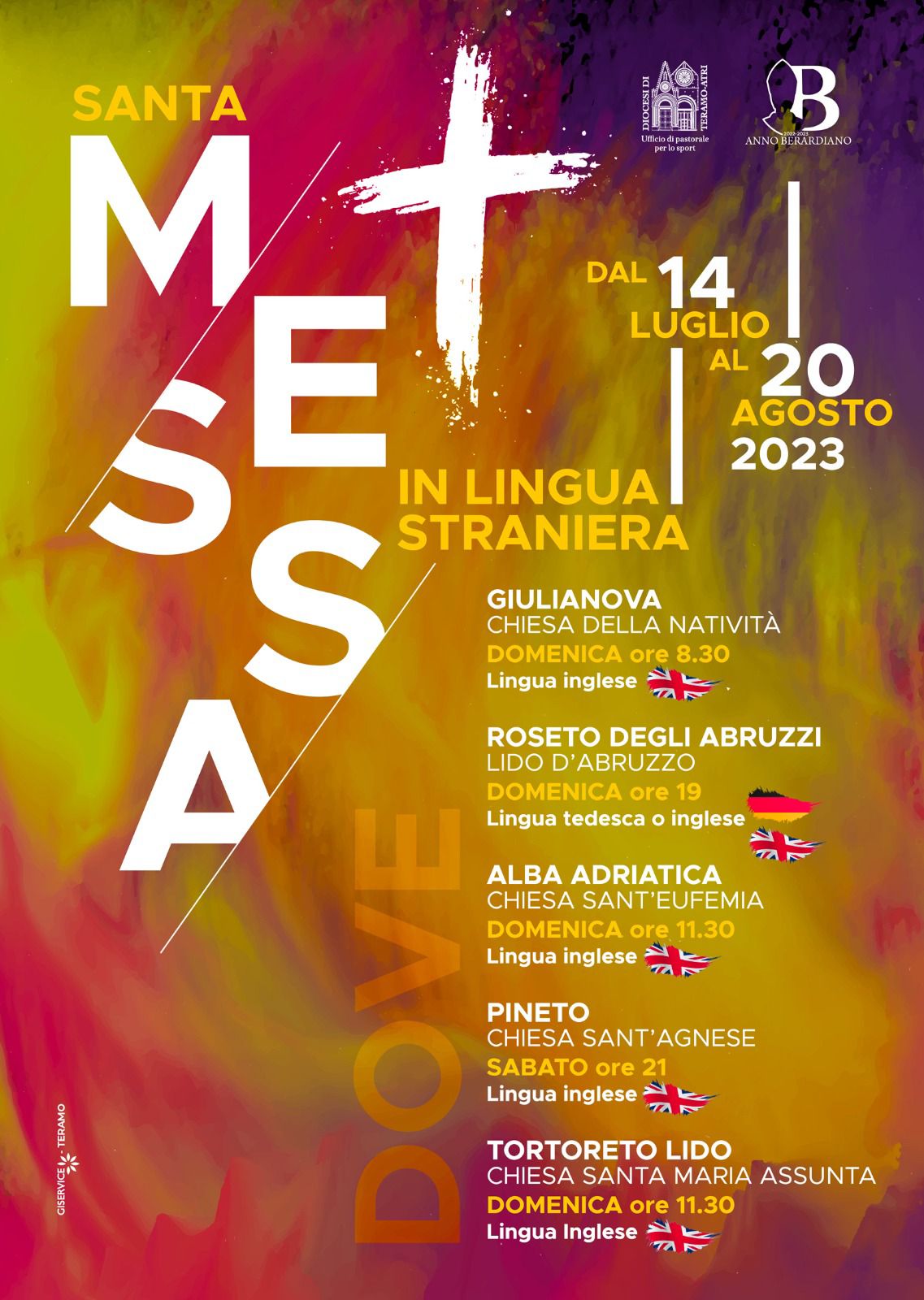 DIOCESI TERAMO-ATRI: MESSE ESTIVE IN LINGUA STRANIERA