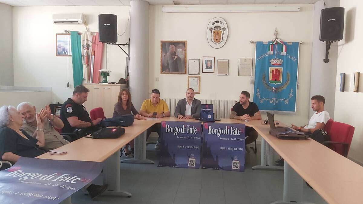 ROCCACASALE: PRESENTATA LA RASSEGNA “BORGO DI FATE”  AL VIA DAL 25 AL 27 AGOSTO