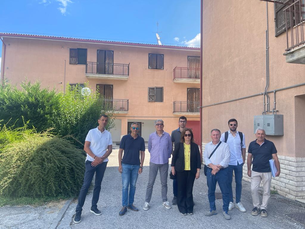 CASTEL DI SANGRO: CONSEGNATI I LAVORI PER LA RISTRUTTURAZIONE DI DUE PALAZZINE ATER