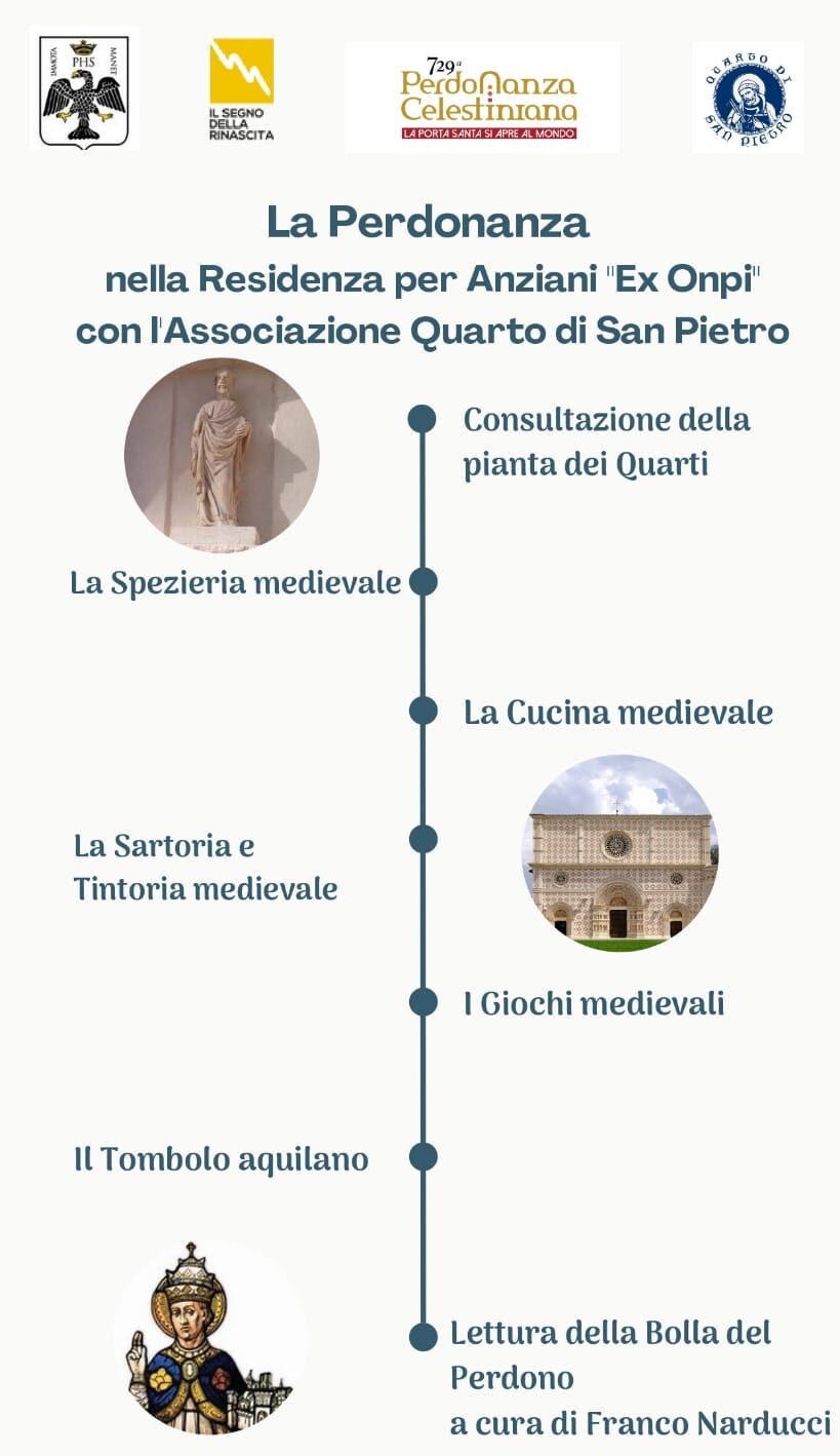 PERDONANZA: POMERIGGIO ALL’EX ONPI A CURA ASSOCIAZIONE QUARTO DI SAN PIETRO