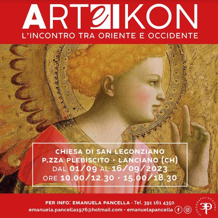 TRA ORIENTE E OCCIDENTE: A LANCIANO “ARTEIKON”, MOSTRA DI ICONE DELL’ARTISTA EMANUELA PANCELLA