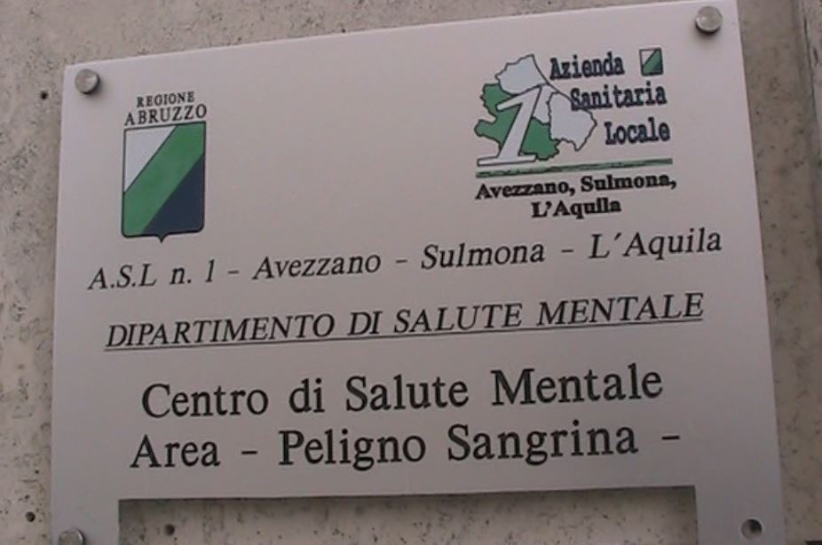 CASTEL DI SANGRO, CRITICITA’ AL CENTRO SALUTE MENTALE: ESPOSTO PAZIENTI