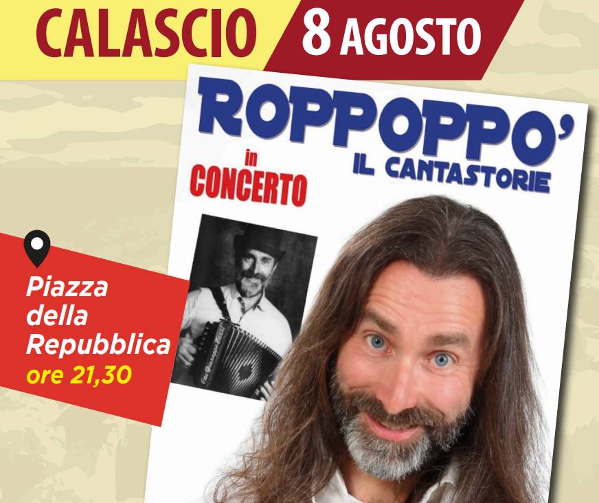 TRANSUMANZA, IL CANTASTORIE ROPPOPPO’ A CALASCIO