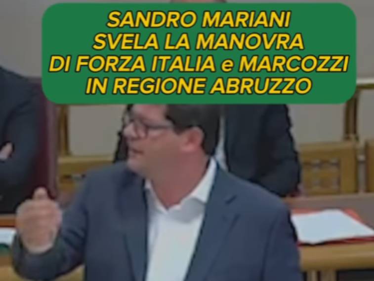 CONSIGLIO ABRUZZO, MARIANI VS MARCOZZI: VIDEO VIRALE, “CON M5S CONDANNAVI CAMBI DI CASACCA!”
