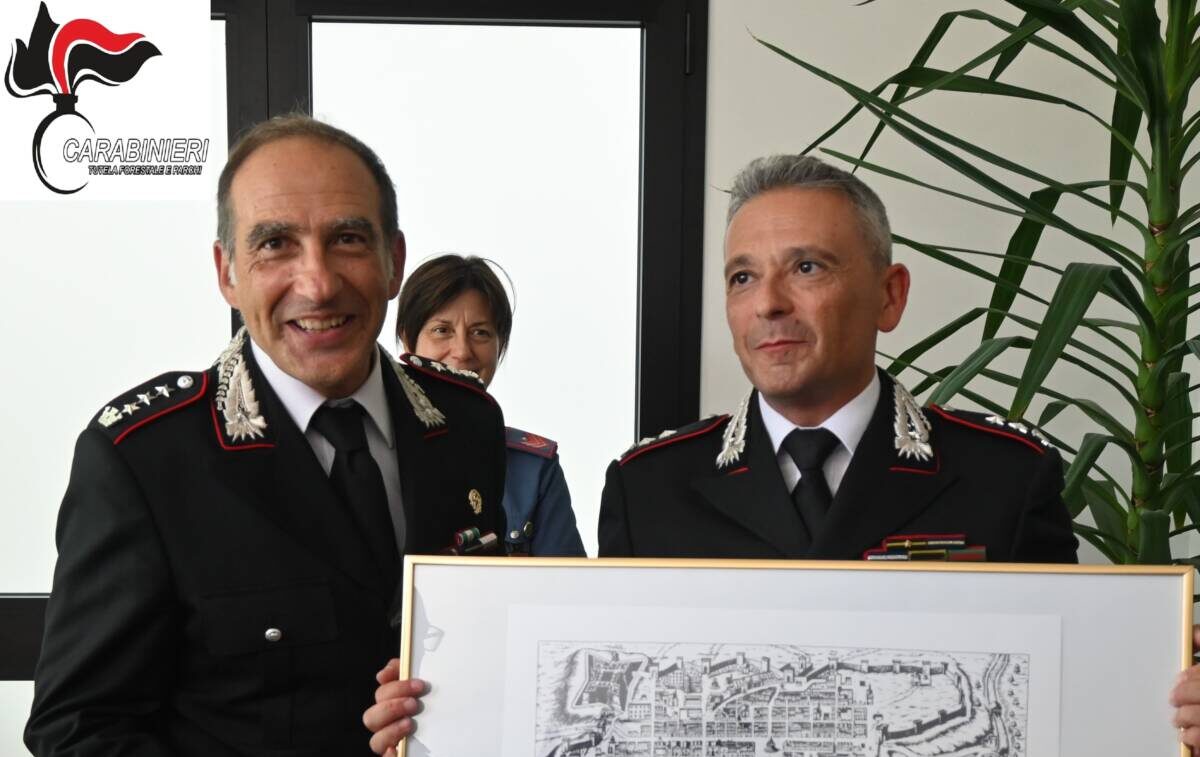 L’AQUILA, GRUPPO CARABINIERI FORESTALE: PASSAGGIO DI CONSEGNE AL VERTICE