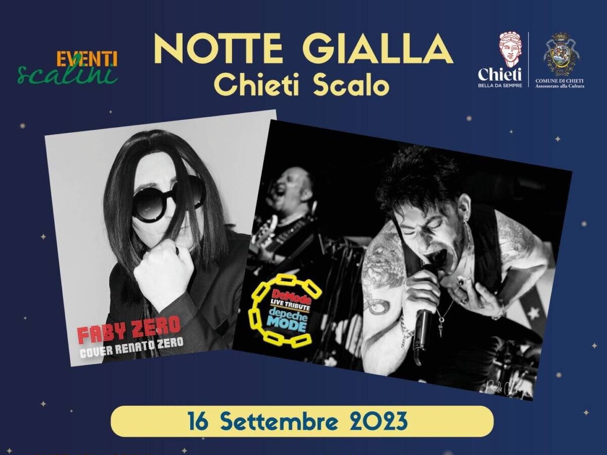 CHIETI: DOMANI LA “NOTTE GIALLA”, IL PROGRAMMA