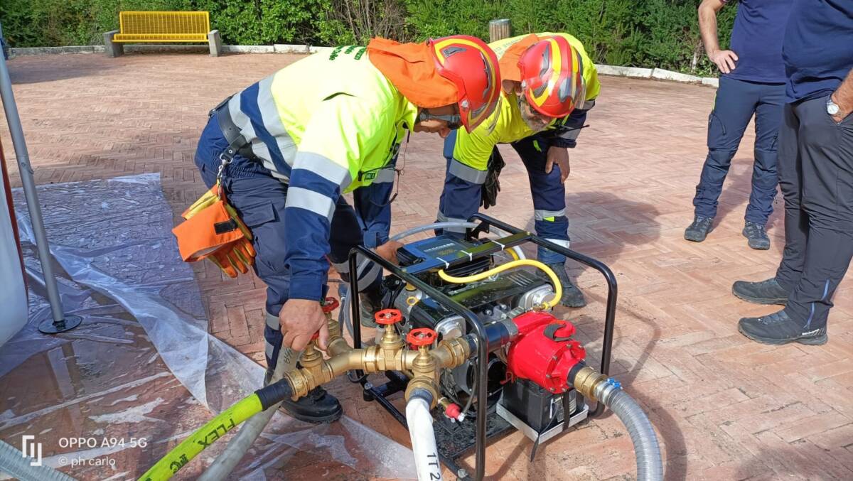 PROTEZIONE CIVILE ABRUZZO: VASTA ESERCITAZIONE ANTI- INCENDIO AD ATESSA, LA FOTOGALLERY