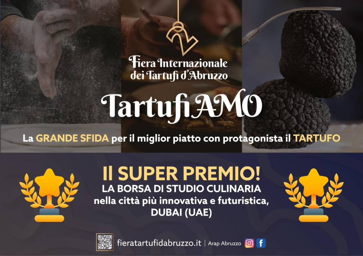 FIERA INTERNAZIONALE DEI TARTUFI D’ABRUZZO: CONCORSO SOCIAL PER STUDENTI ISTITUTI ALBERGHIERI