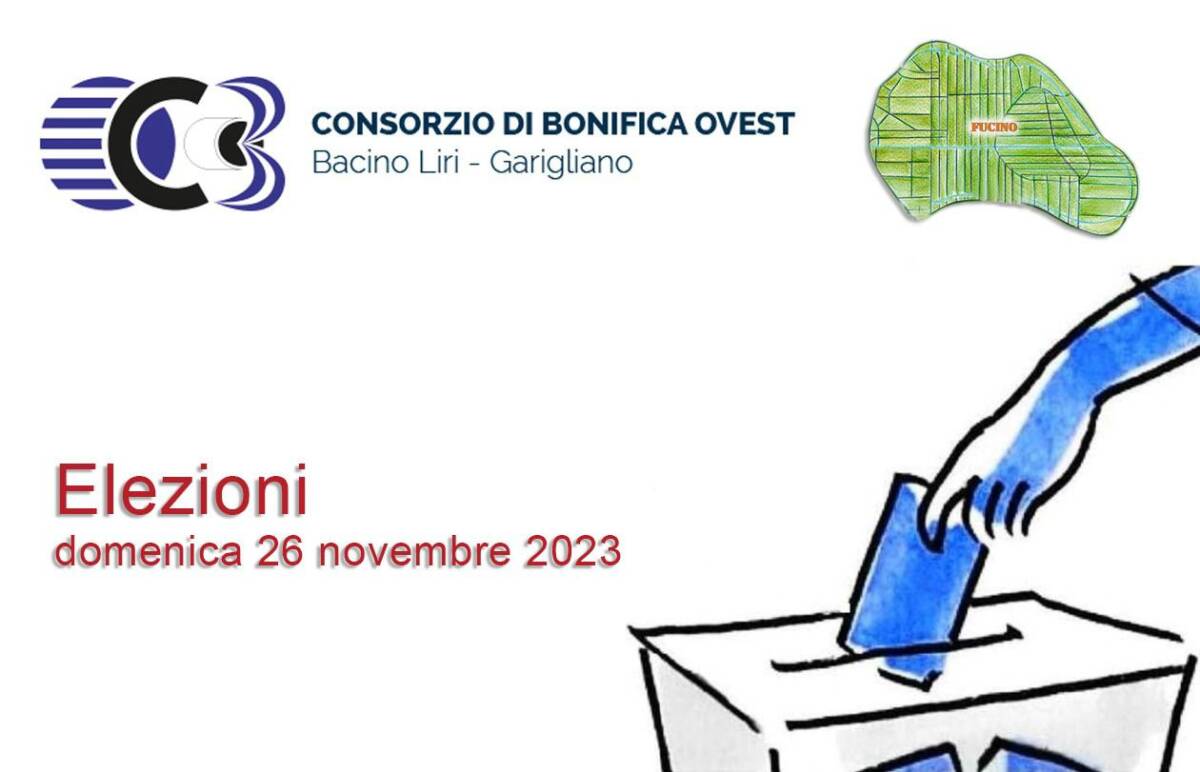 CONSORZIO DI BONIFICA OVEST, VERSO ELEZIONI RINNOVO CARICHE: BANDO COMPONENTI SEGGI