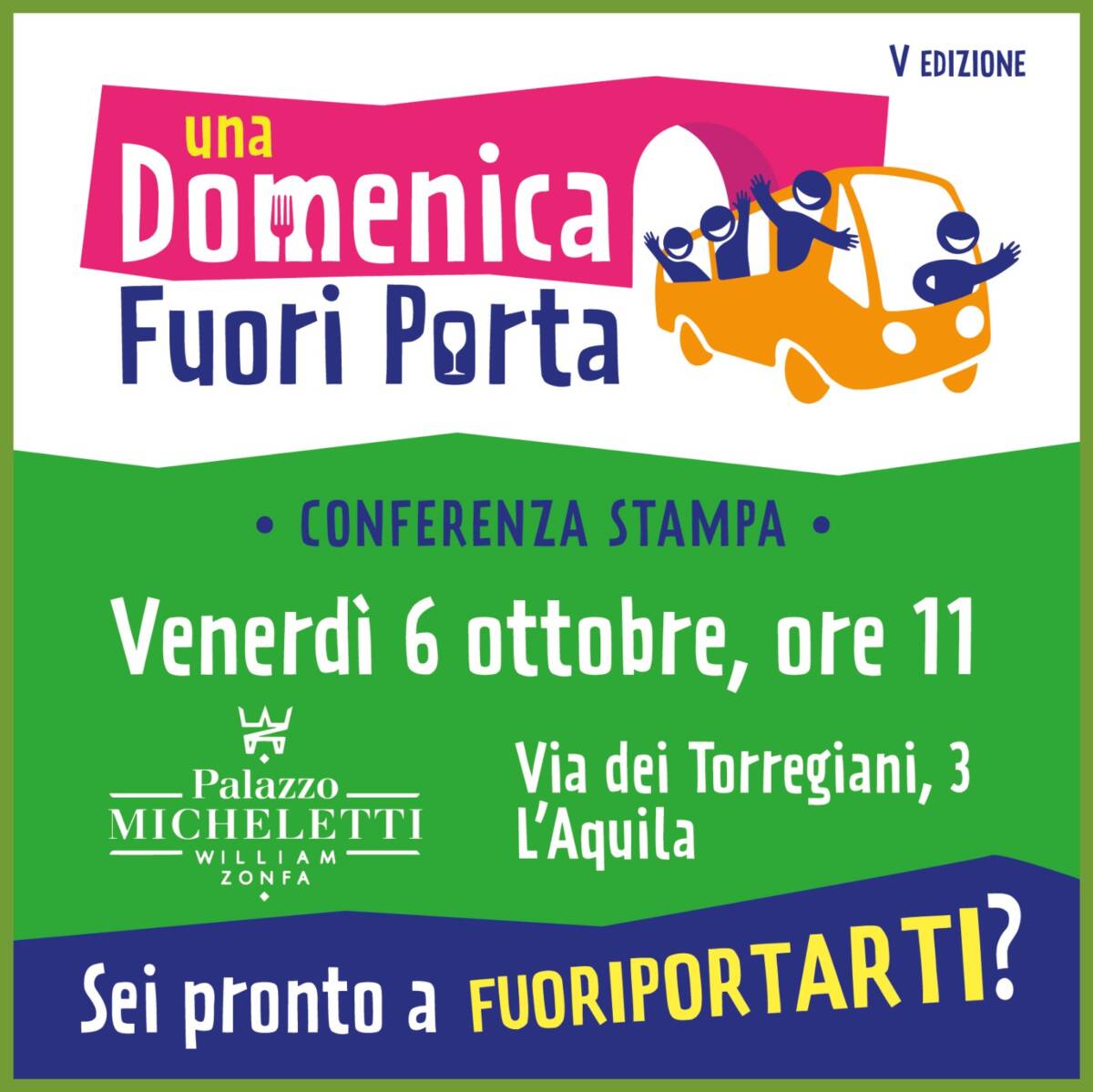 TORNA “UNA DOMENICA FUORI PORTA”: 7 APPUNTAMENTI DA OTTOBRE A GIUGNO