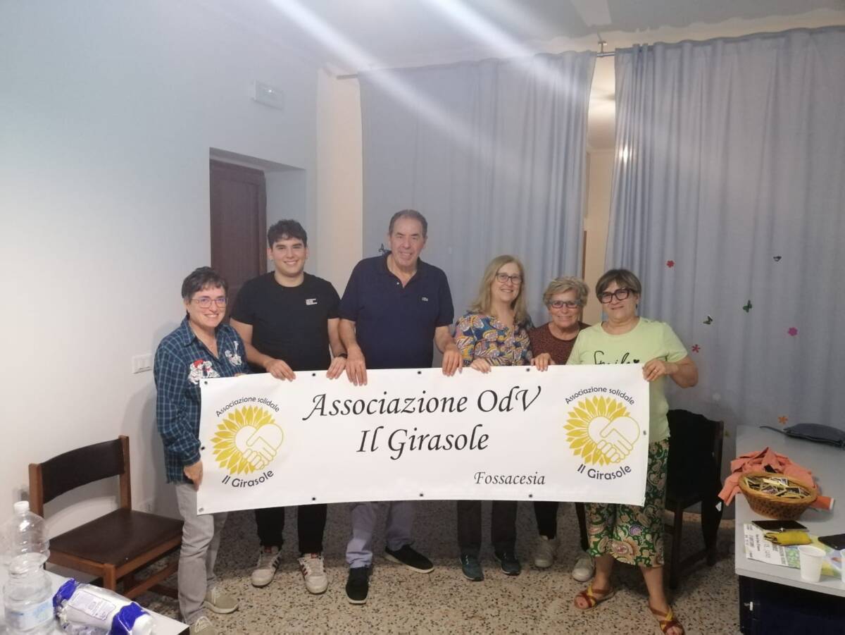 FOSSACESIA: APERTA LA SEDE DELL’ASSOCIAZIONE DI SOLIDARIETA’ SOCIALE “IL GIRASOLE”