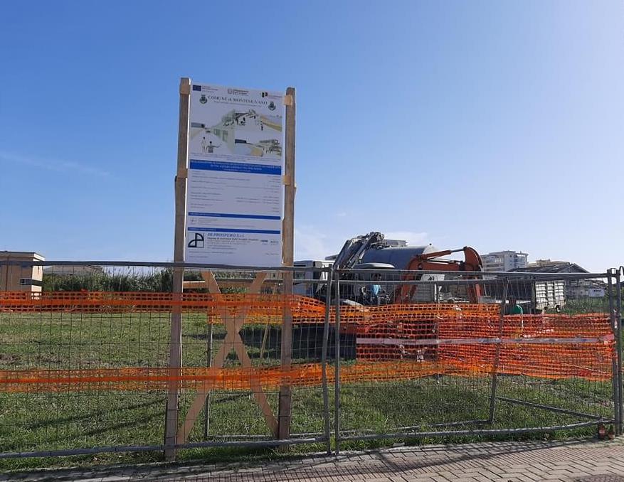 MONTESILVANO: AL VIA IL CANTIERE PER LA REALIZZAZIONE DEL PATTINODROMO DI VIA ALFIERI