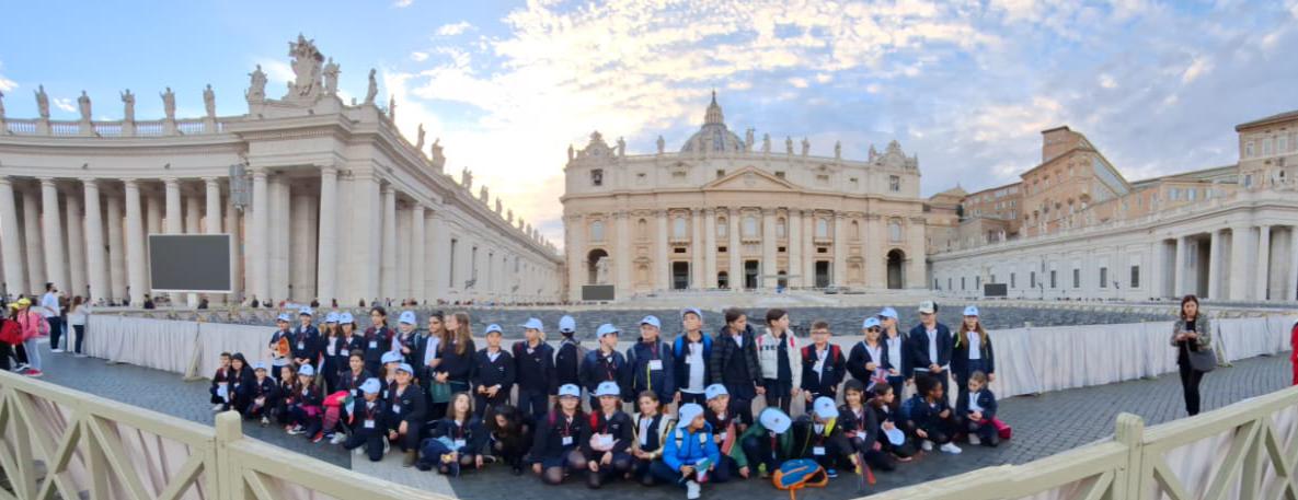 I BAMBINI INCONTRANO IL PAPA: DALL’AQUILA GLI ALUNNI DELLA SCUOLA MAESTRE PIE FILIPPINI